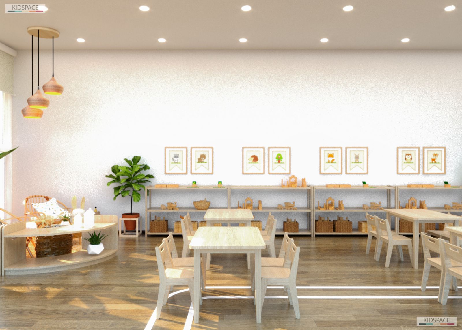 thiết kế trường mầm non đẹp