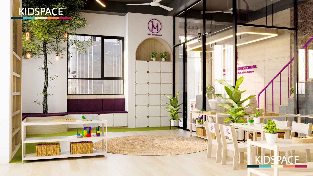 Thiết kế nội thất trường mầm non MIA MONTESSORI PRESSCHOOL