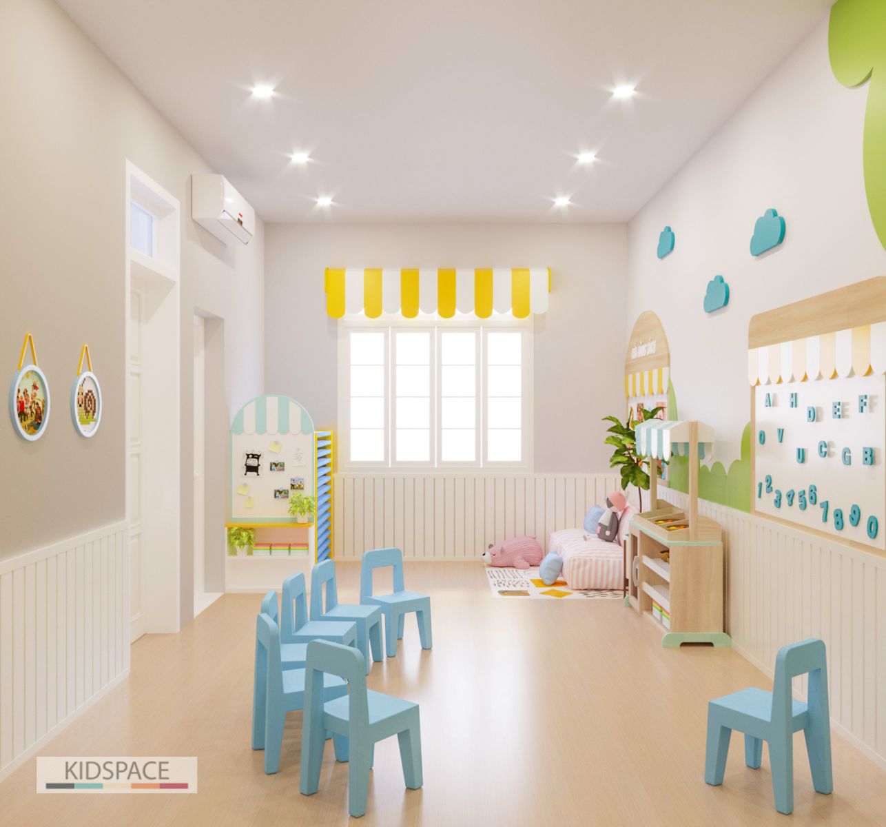 Có nên sử dụng sàn đá trong thiết kế nội thất trường mầm non?