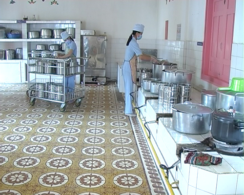 Tiêu chuẩn bếp ăn một chiều mầm non