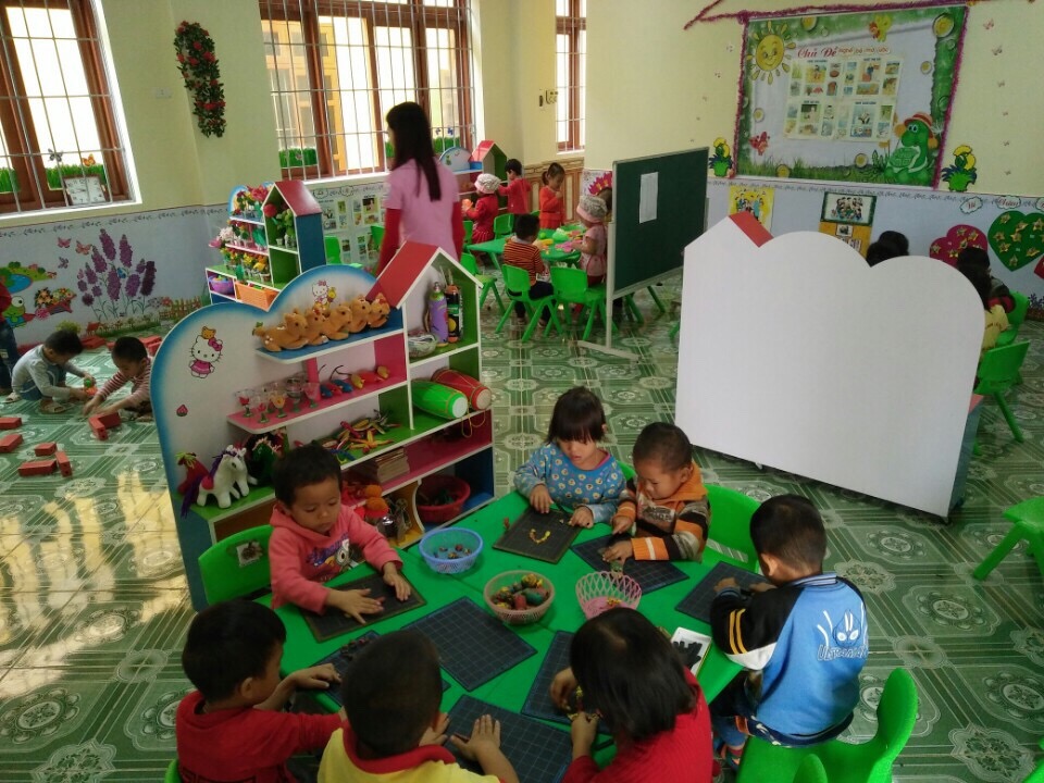 Ti&ecirc;u chuẩn trường mầm non đạt chuẩn quốc gia