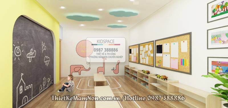 Mẫu thiết kế trường mầm non tư thục Bambini