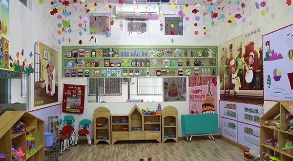 Điều kiện cơ sở vật chất trường mầm non
